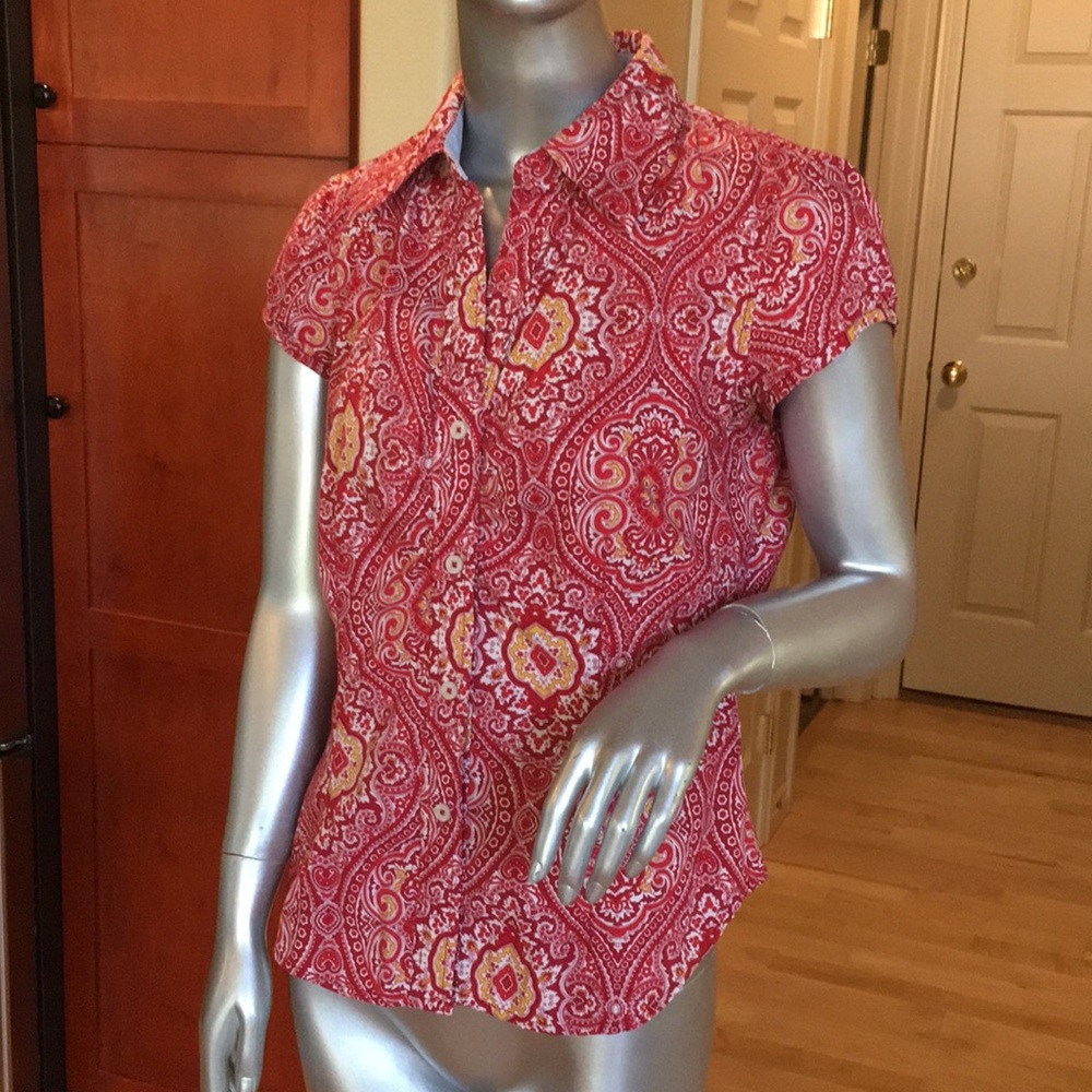 Tommy Hilfiger Stretch short sleeve button…